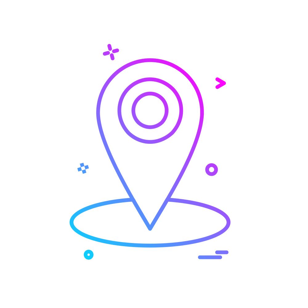 navigation icon design vector