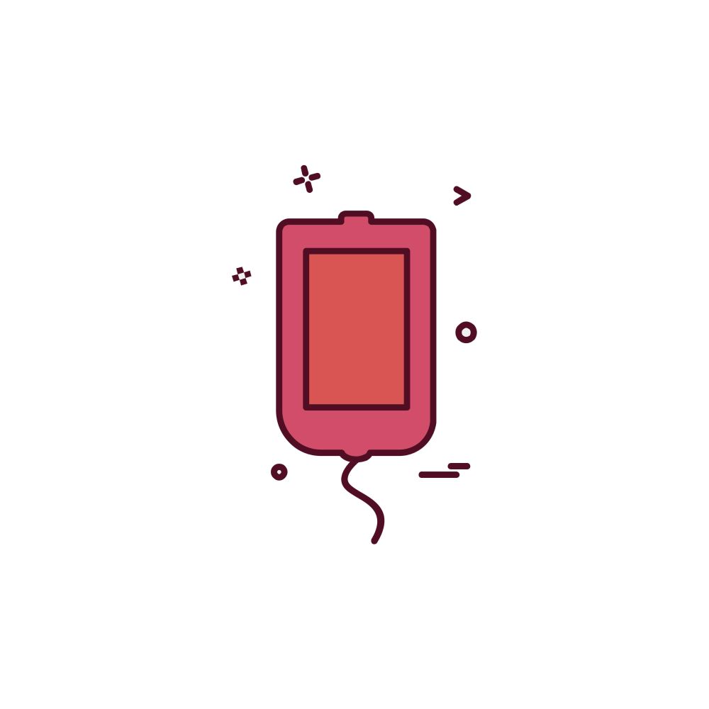 Blood bottle icon design vector