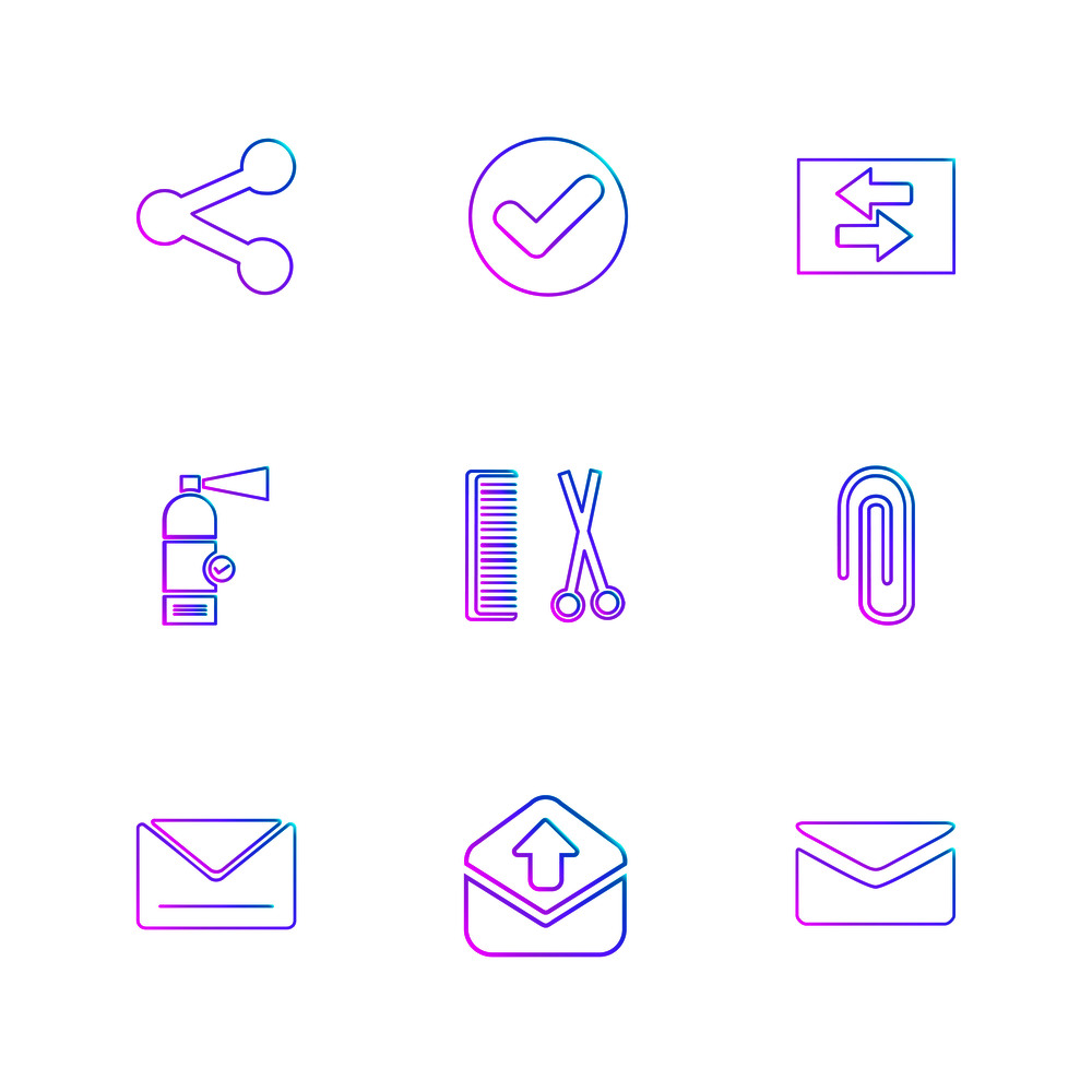 user interface , application icons , messages , books , icon, vector, design,  flat,  collection, style, creative,  icons , download , upload , printer , menu , percentage , email ,