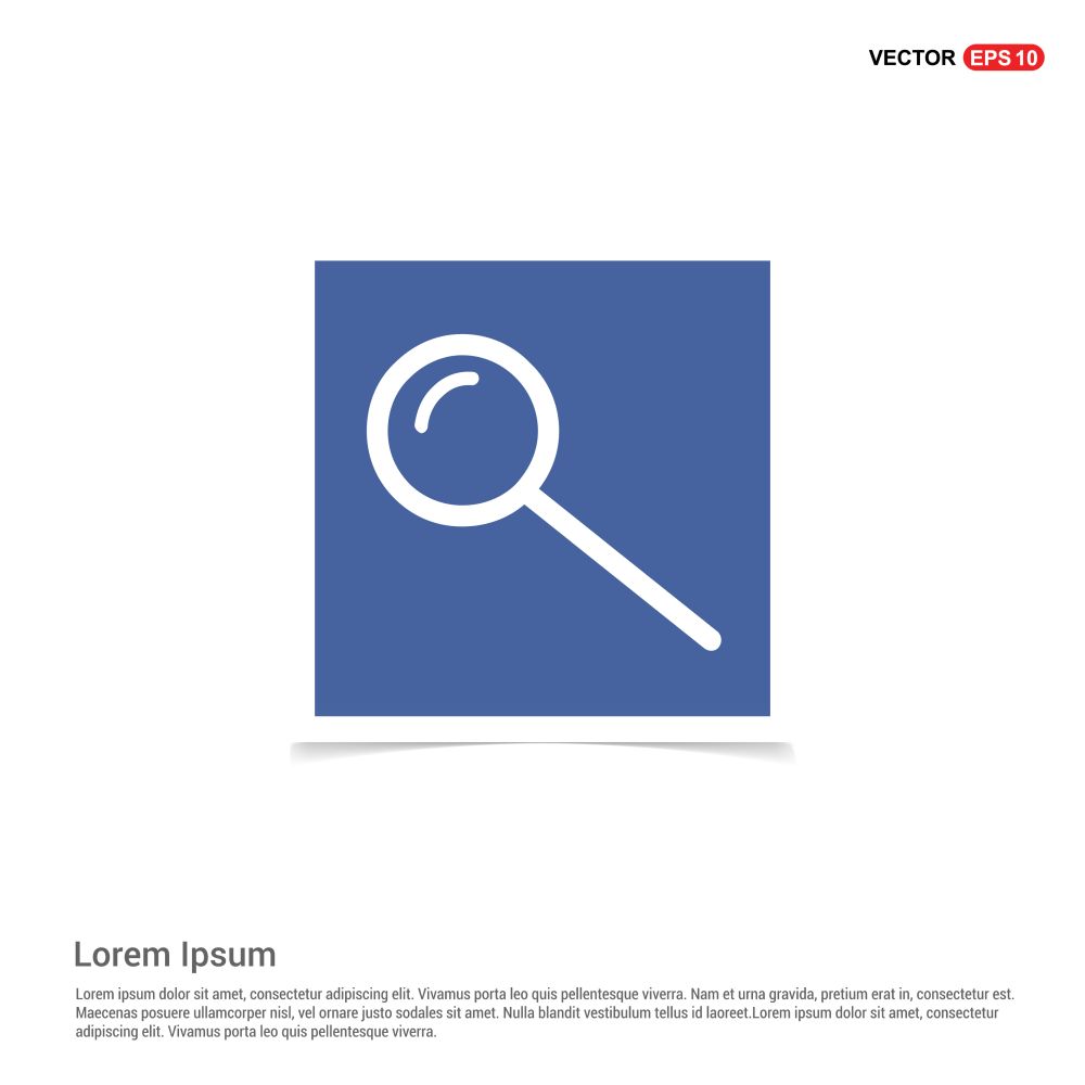search icon - Blue photo Frame