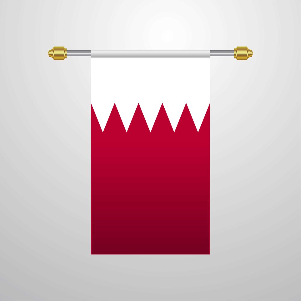 Bahrain hanging Flag