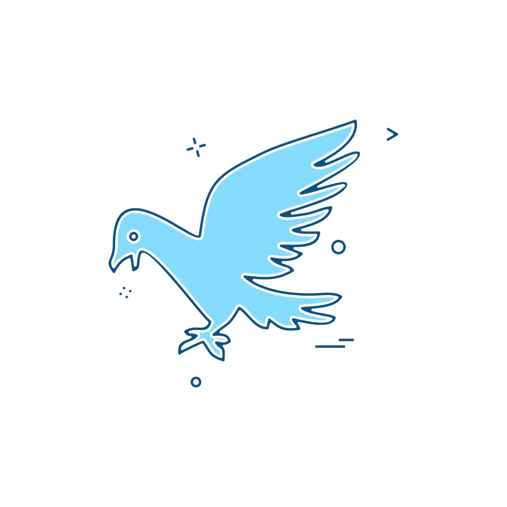 Pigeon icon design vector