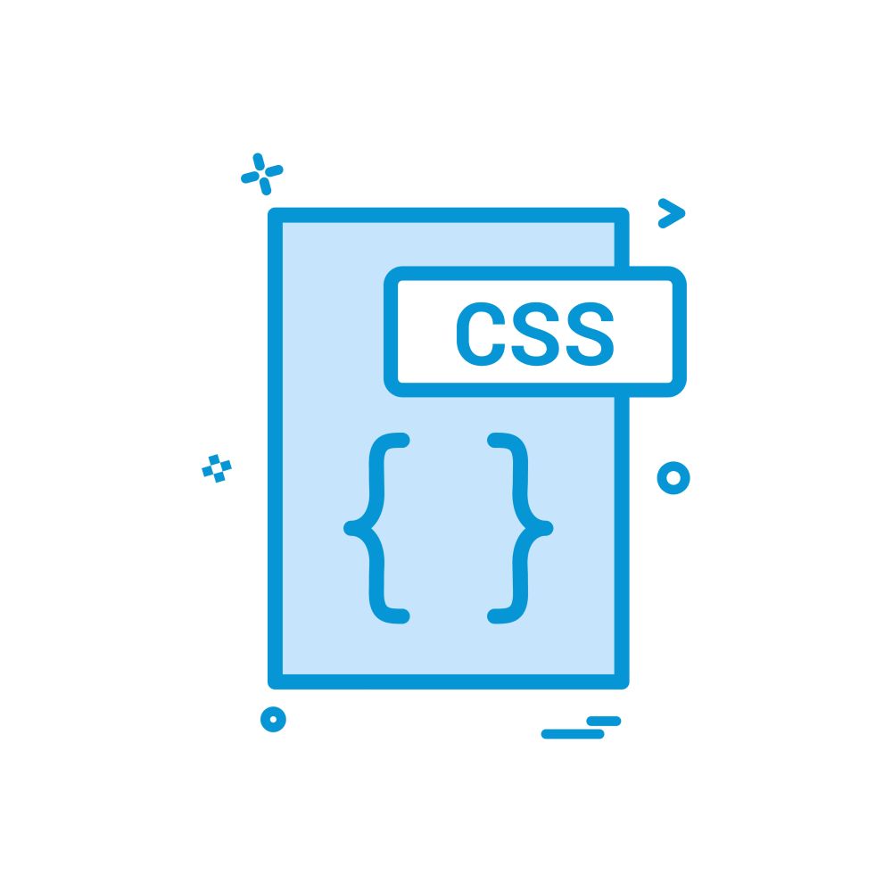 css file format icon vector design