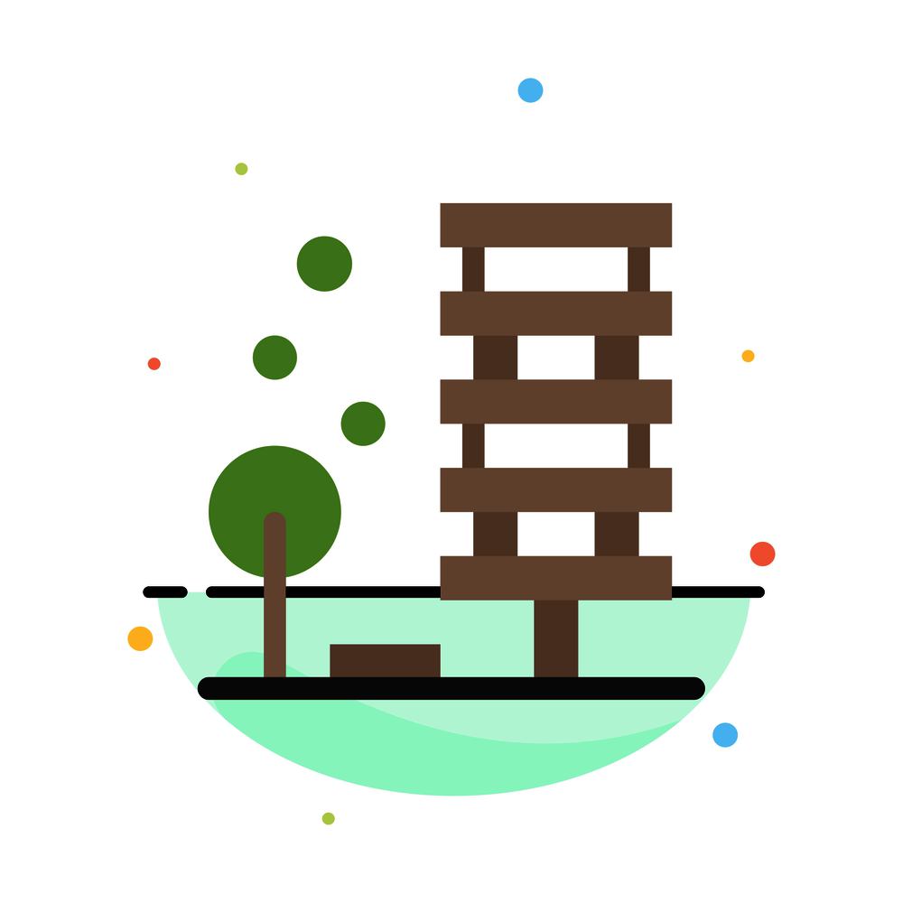Agriculture, Architecture, Building, City, Environment Abstract Flat Color Icon Template