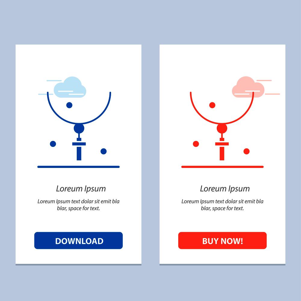 Cross, Easter, Halloween, Holiday, Necklace  Blue and Red Download and Buy Now web Widget Card Template