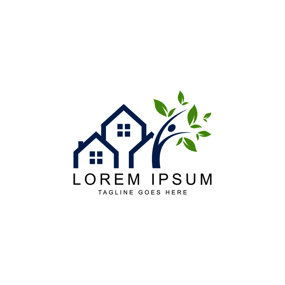 building leaf logo template