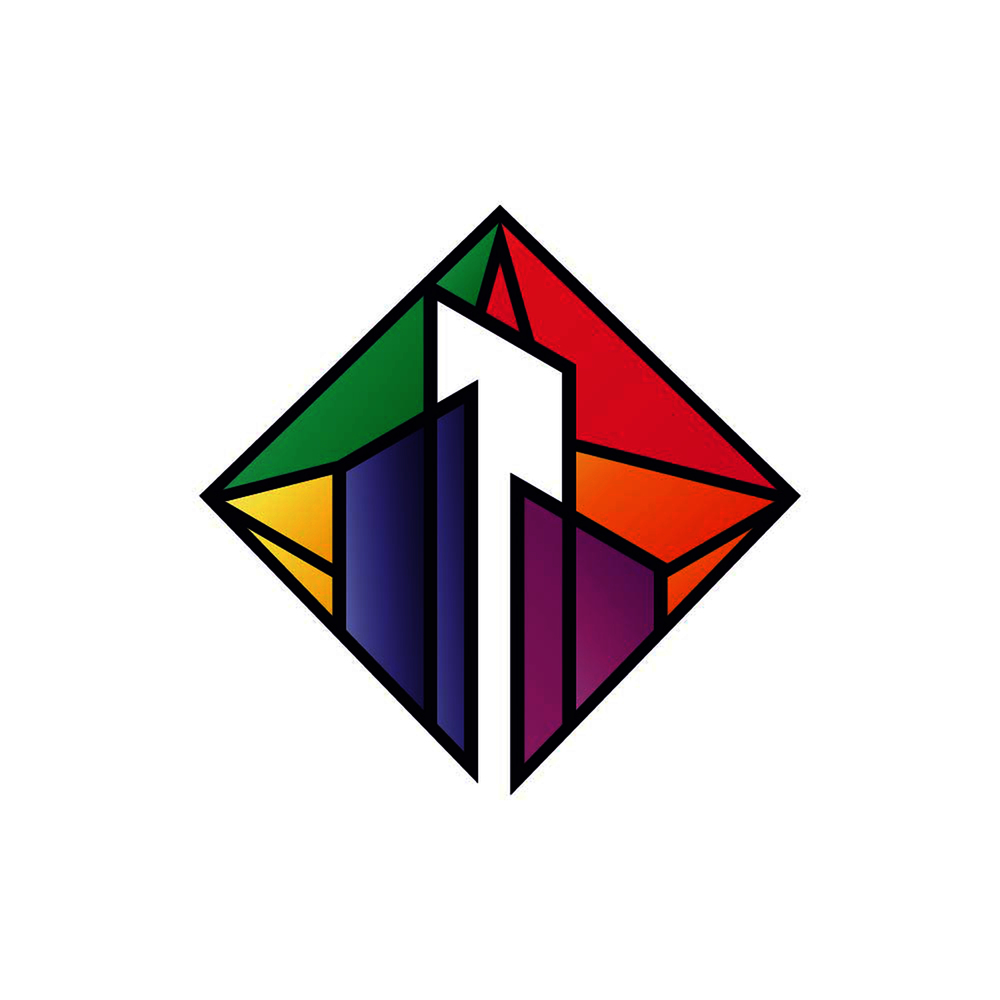 creative building colorful logo template