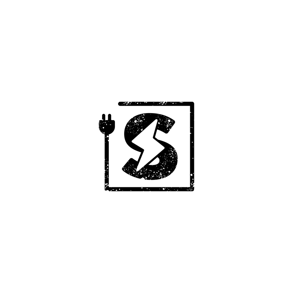flash logo initial s symbol electrical vector icon element isolated - vector. flash logo initial s symbol electrical vector icon element isolated