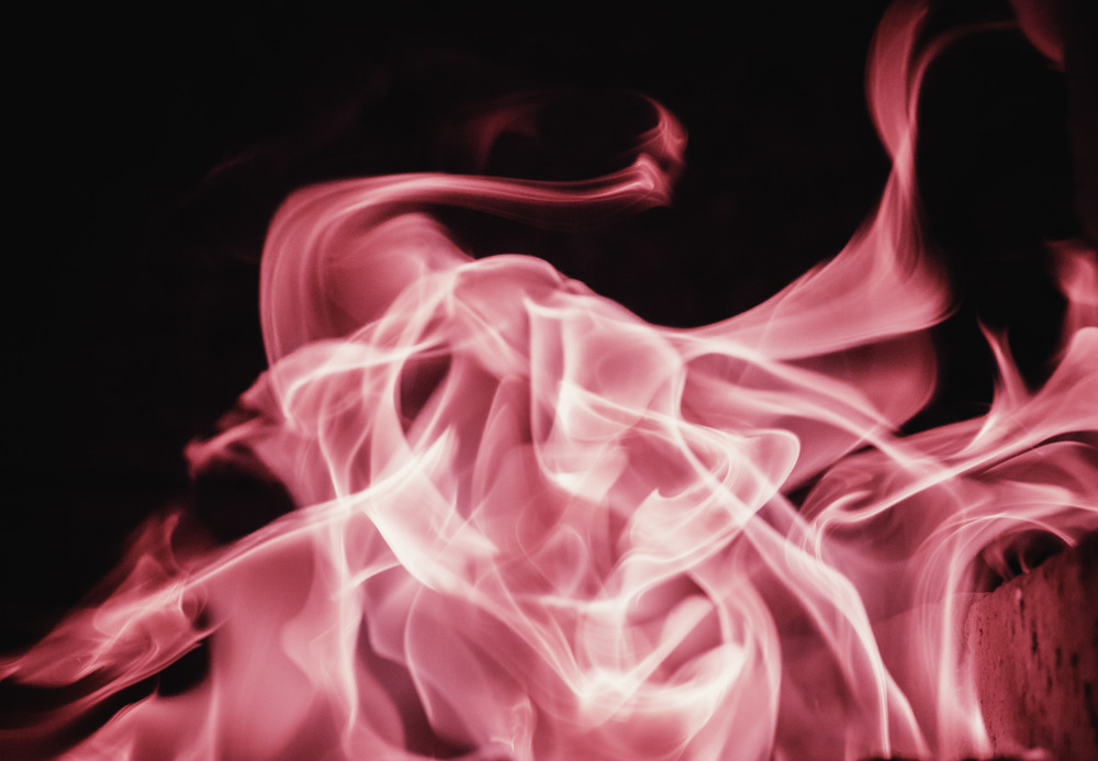 Blaze fire flame background and textured, pink and black