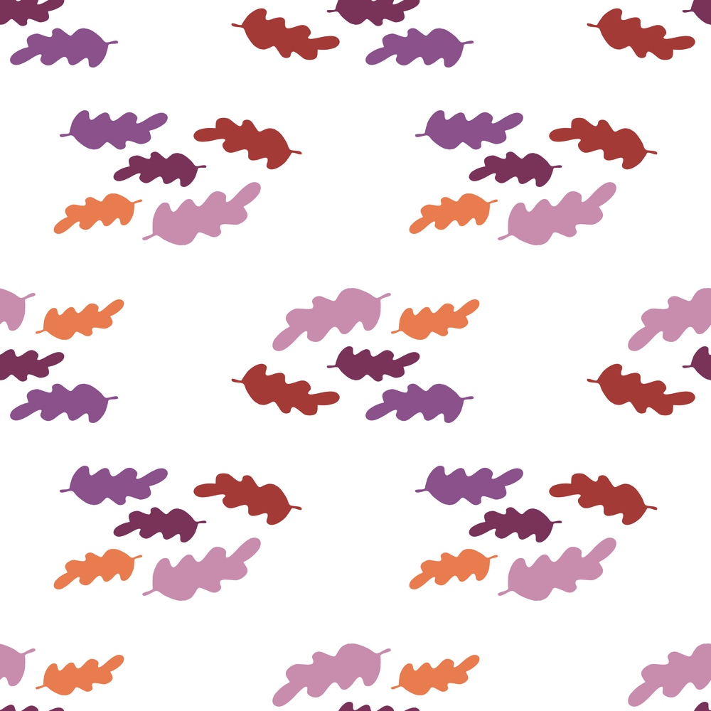 Simple autumn leaves seamless pattern. Backdrop for textile or book covers, wallpapers, design, graphic art, wrapping. Simple autumn leaves seamless pattern. Backdrop for textile