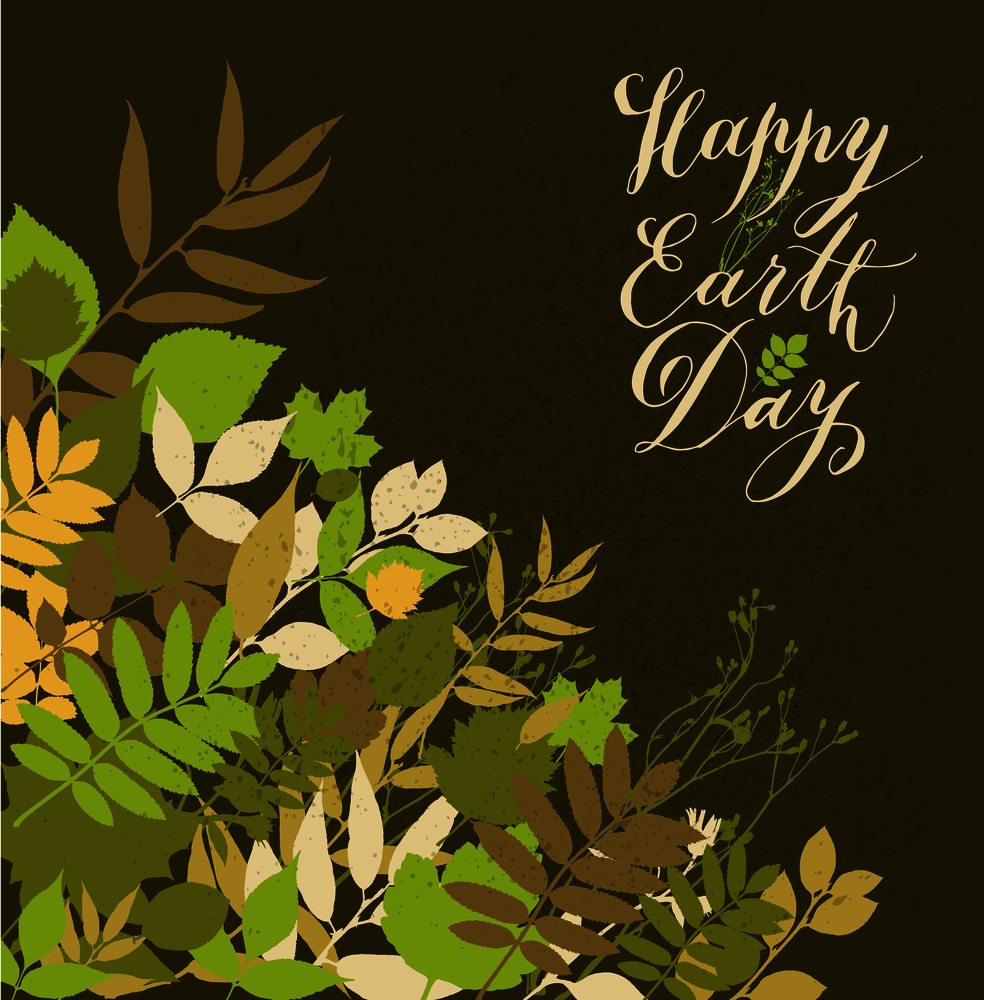 Happy earth day background. Nature abstract background.. Happy earth day background