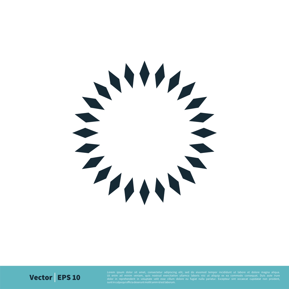 Abstract Ornament Shape Icon Vector Logo Template Illustration Design. Vector EPS 10.