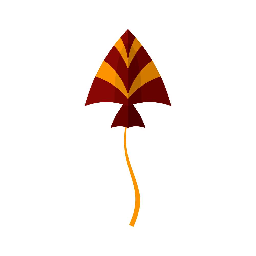 Bird kite icon. Flat illustration of bird kite vector icon for web isolated on white. Bird kite icon, flat style
