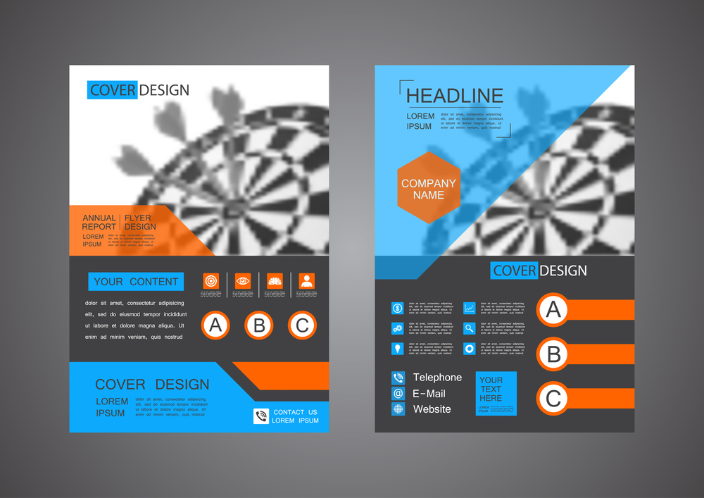 modern flyer design, cover template