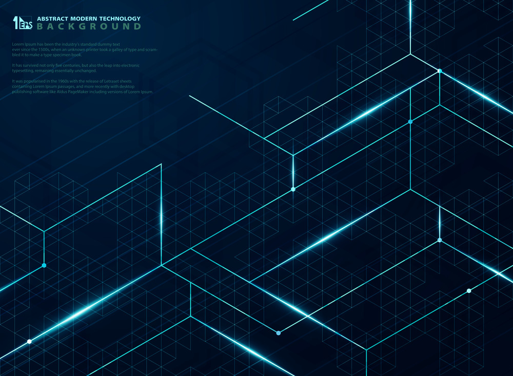 Modern futuristic of blue structure line energy pattern design background. You can use for ad, poster, innovation presentation, artwork, background. illustration vector eps10