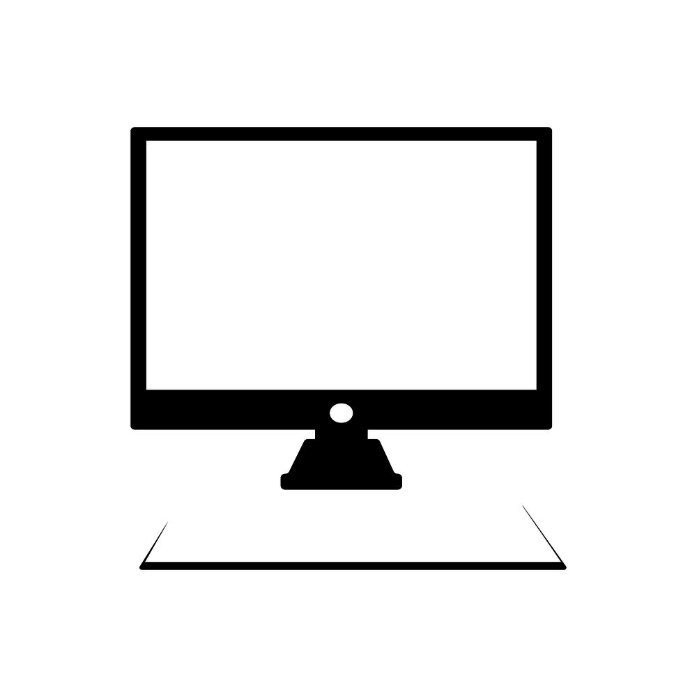 computer logo vector