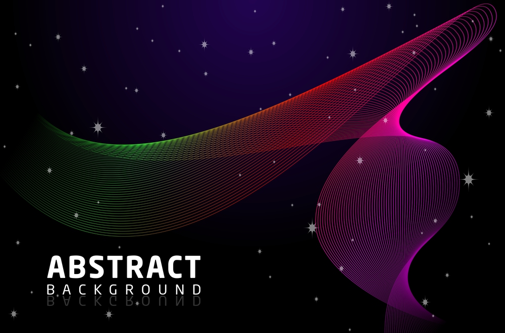 Abstract Blend Shape Background Vector