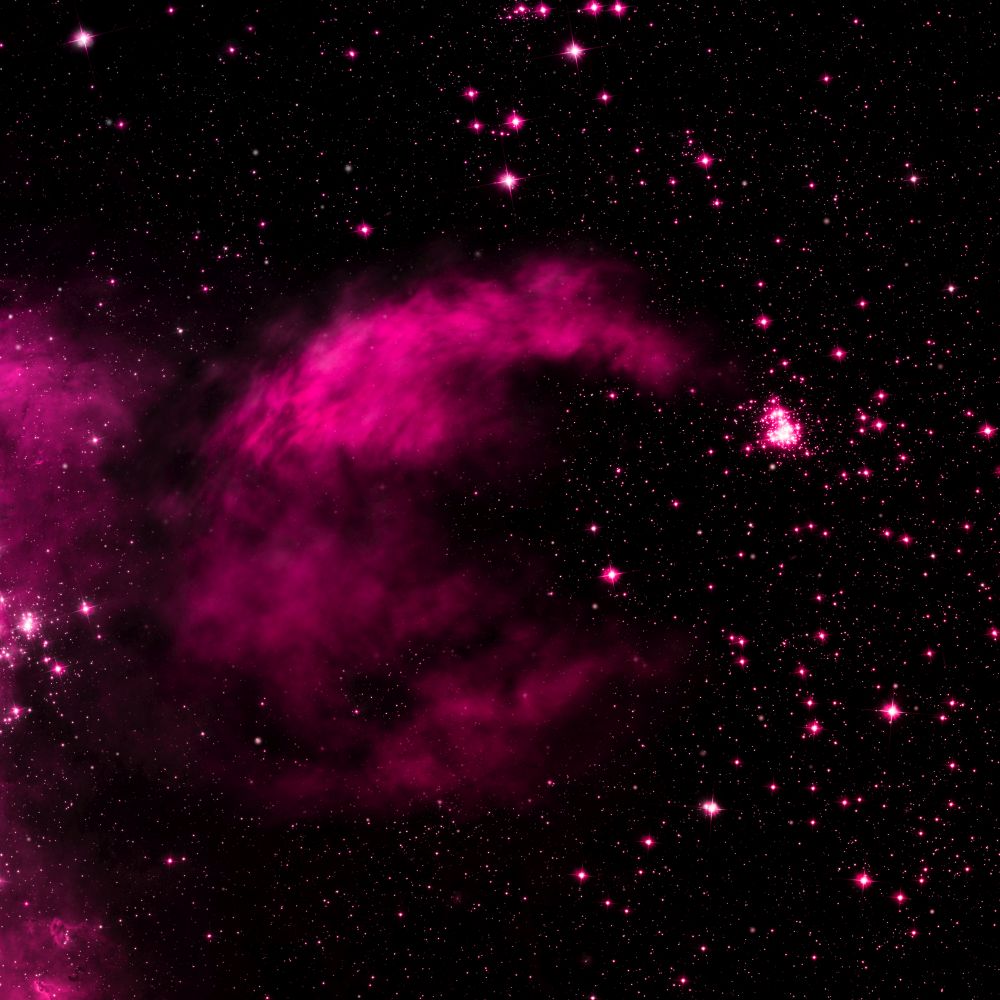 Small part of an infinite star field of space in the Universe. "Elements of this image furnished by NASA". 3D rendering. Small part of an infinite star field. 3D rendering