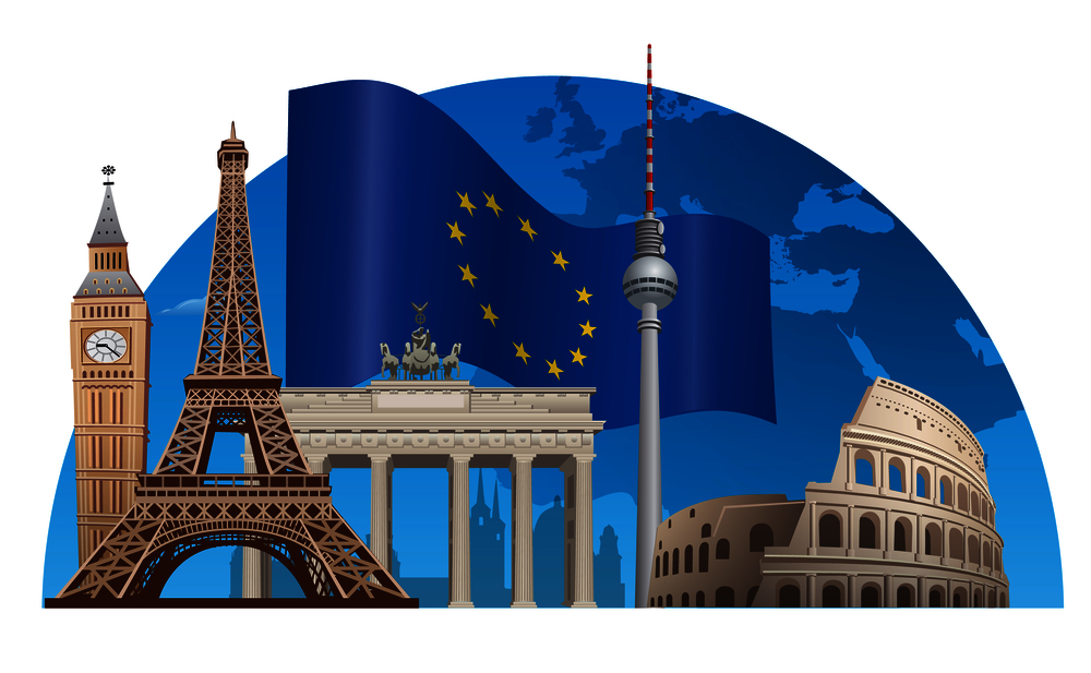 european union concept illustration. european union