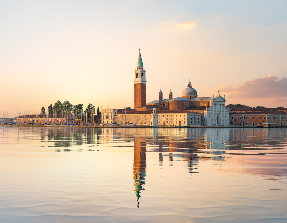 San Giorgio Maggiore view at early summer morning