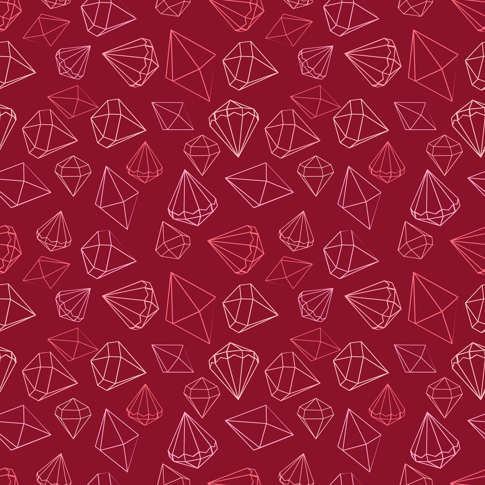 Vector illustration seamless pattern jewels, diamond. Decorative background. Seamless pattern jewels, diamond