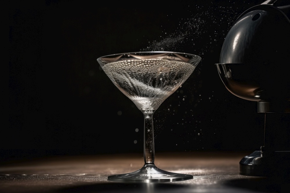 Alcoholic drink Illustration AI Generative