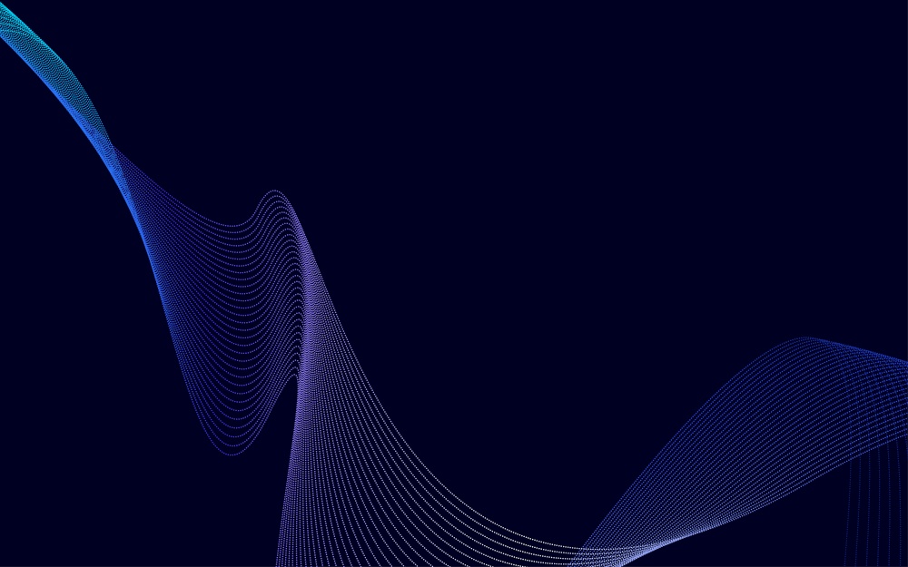 Wave of the Blue Gradient colored lines. High resolution Vector Illustration