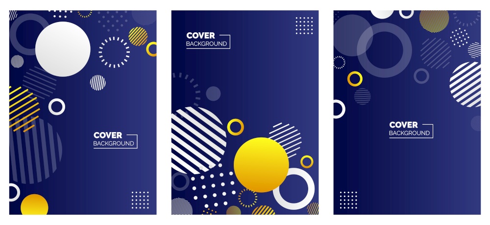 Artistic covers design. Creative colors backgrounds. Trendy futuristic design Vector Illustration
