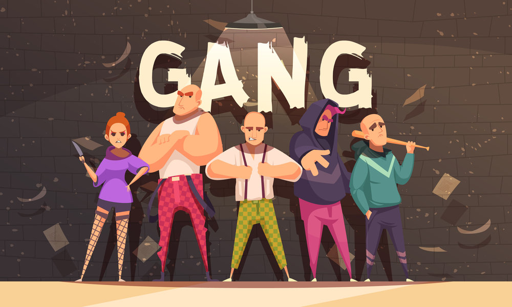 criminal gang character concept