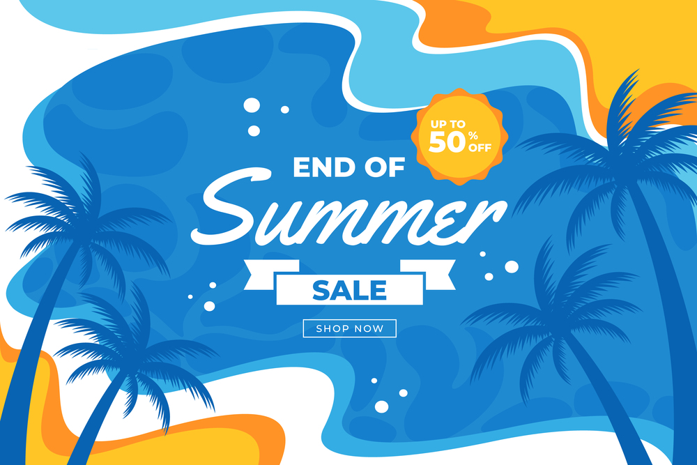 end of summer sale promotion