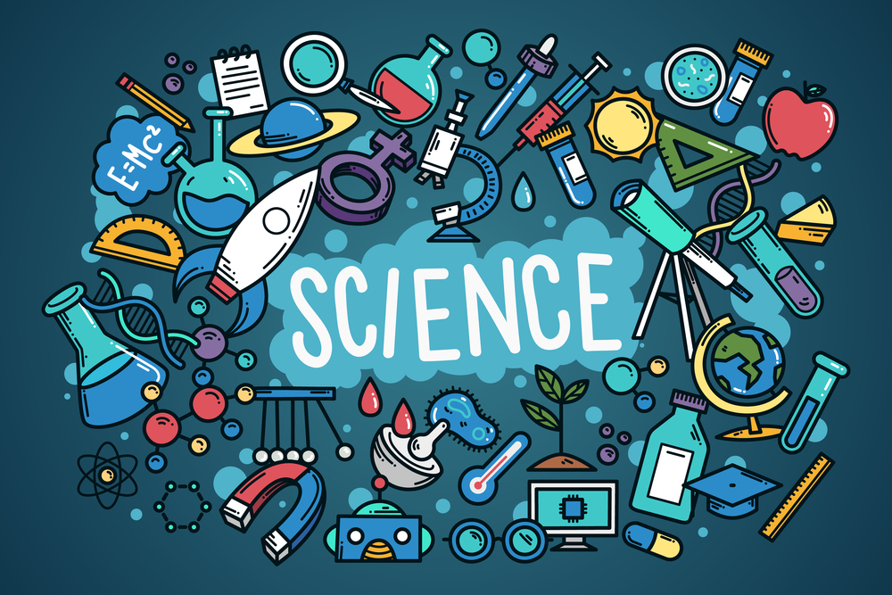 science background art