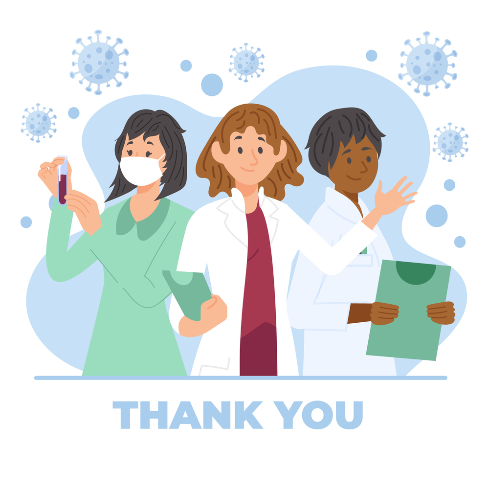 thank you doctors nurses coronavirus hero