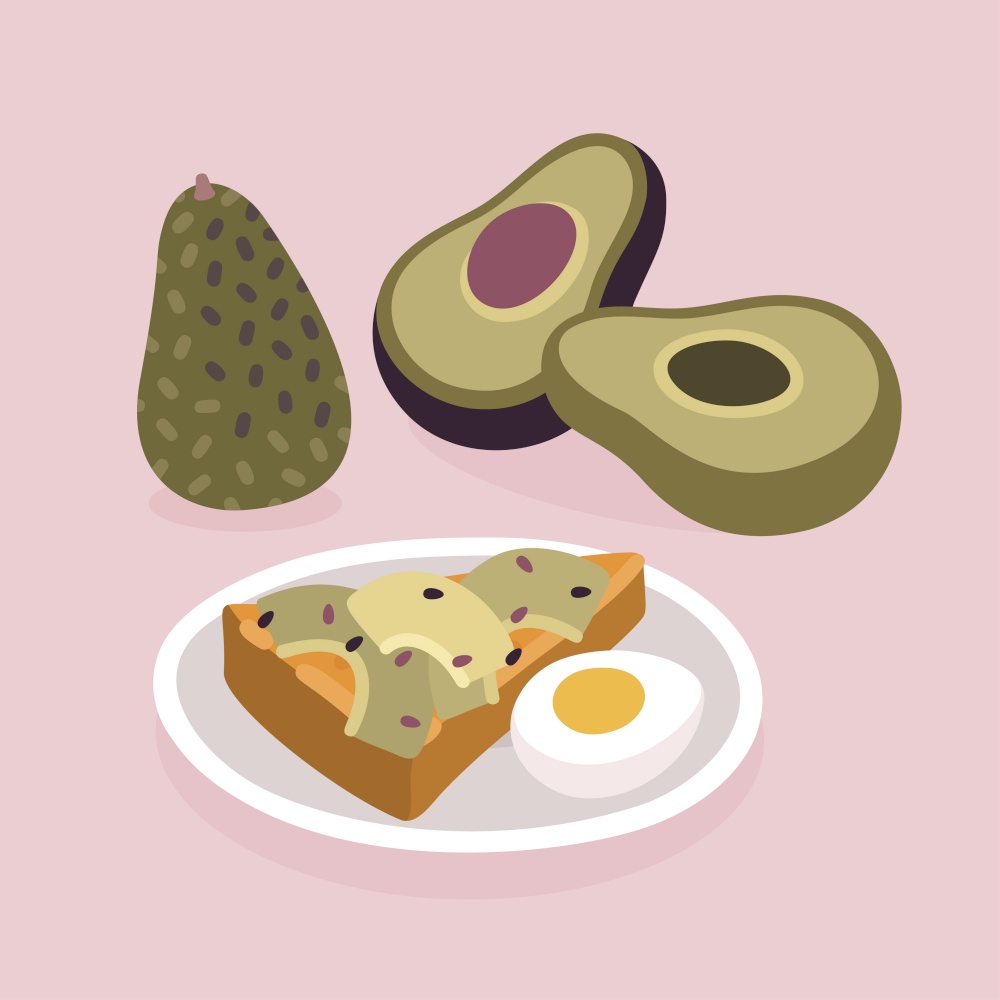 Avokado and toast