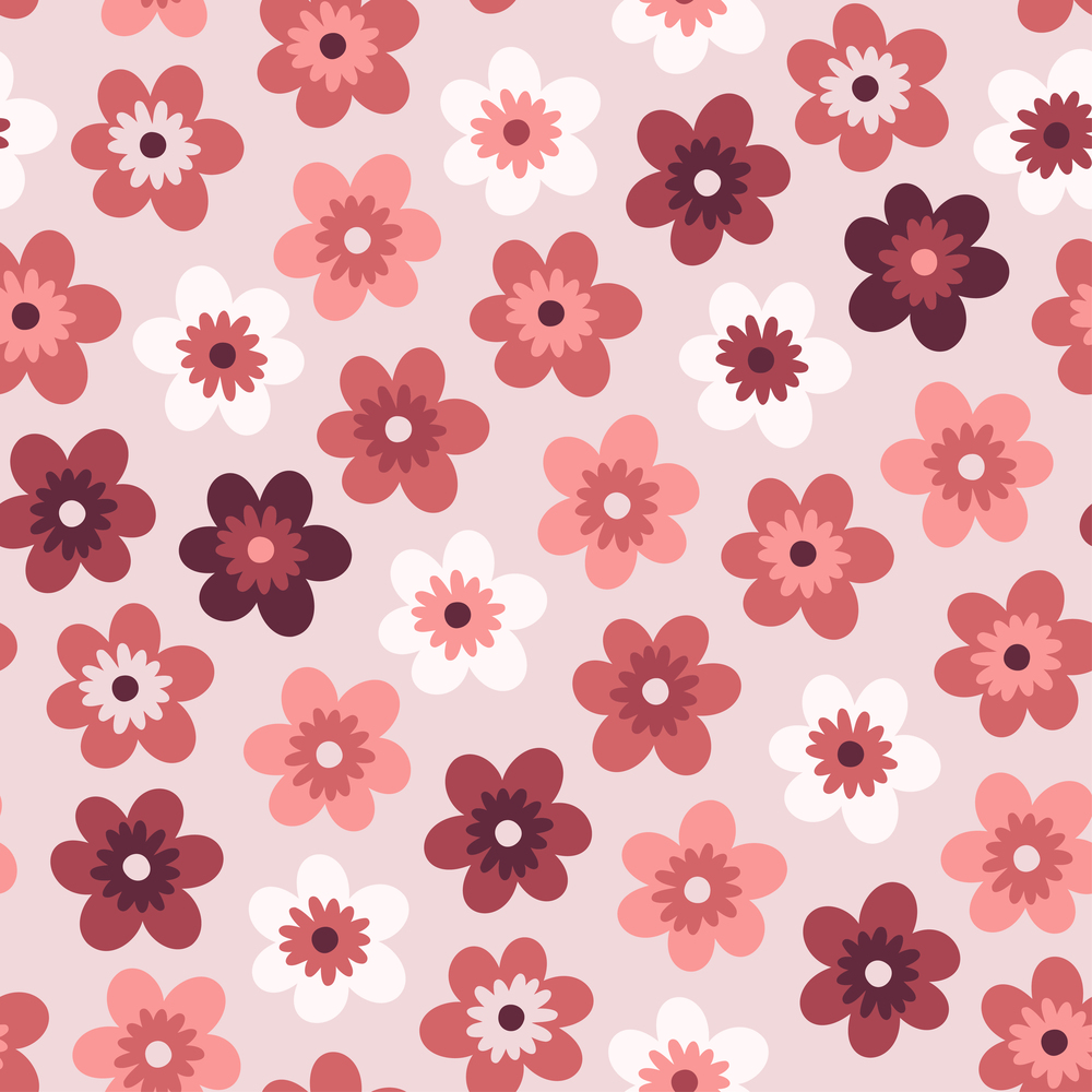 Flower pink pattern