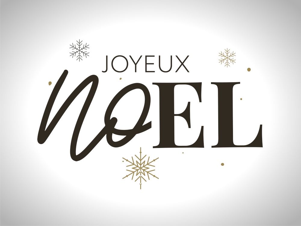 Merry Christmas in French language. Joyeux Noel modern brush vector calligraphy. Hand drawn calligraphic phrase isolated on white background. Typography for greeting card, postcards, poster. Merry Christmas in French language. Joyeux Noel modern brush vector calligraphy. Hand drawn calligraphic phrase isolated on white background. Typography for greeting card, postcards, poster, banner.