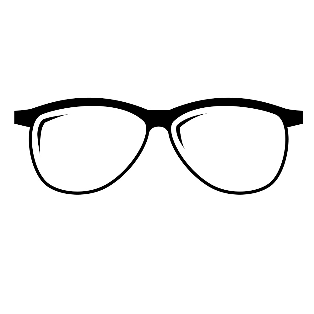 Glasses icon vector design template