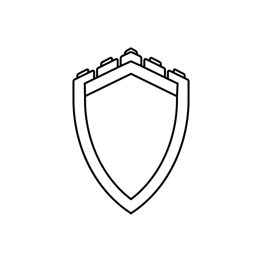 castle logo vector illustration template design
