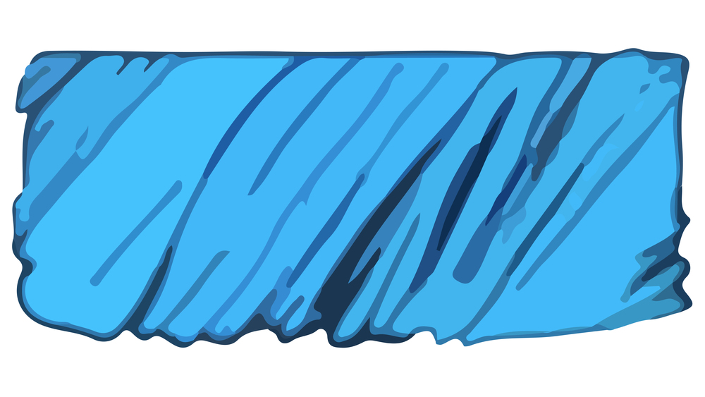Blue rectangular shape with diagonal brush strokes in grunge style. Irregular shapes and rough edges. Vector design element.. Blue rectangular shape with diagonal brush strokes in grunge style. Irregular shapes and rough edges. Design element.