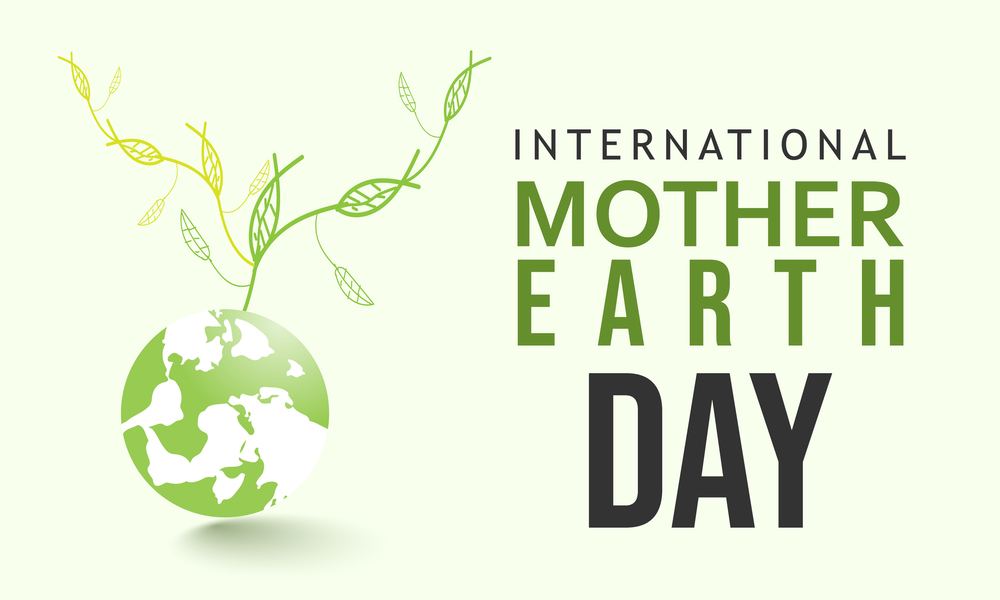 International mother earth day Royalty Free Vector Image
