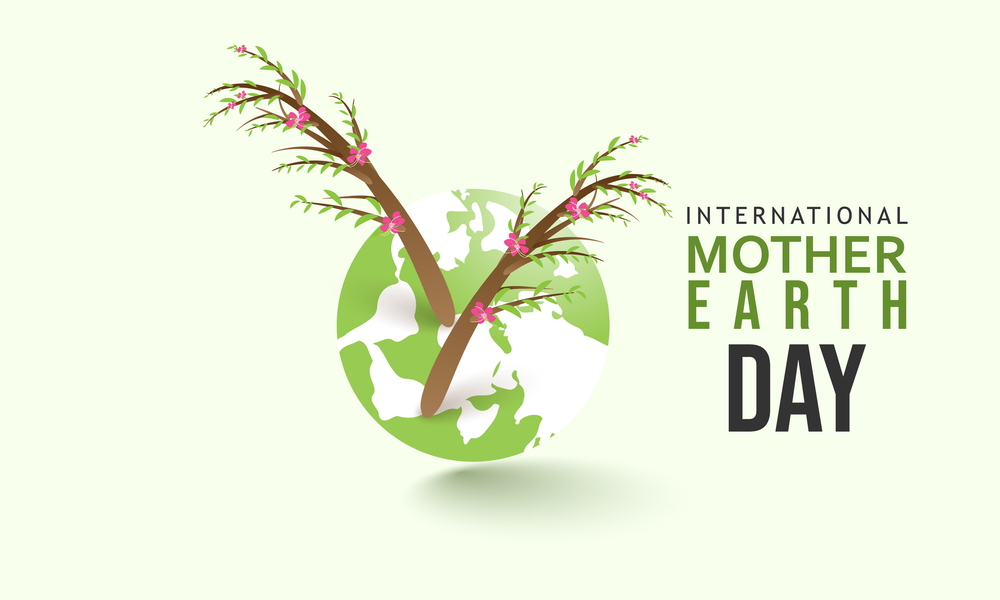 International mother earth day Royalty Free Vector Image