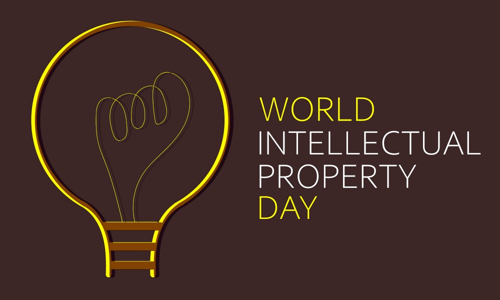 World intellectual property day Royalty Free Vector Image