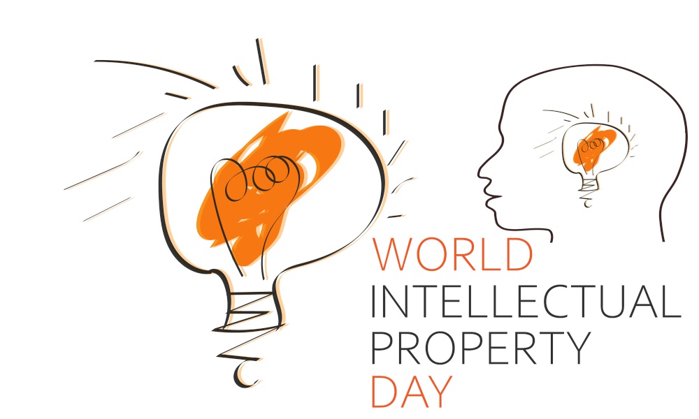 World intellectual property day Royalty Free Vector Image