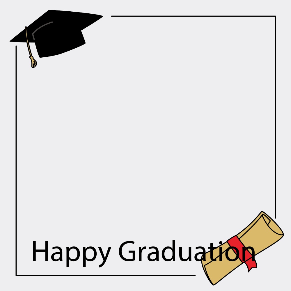 Graduation background design Royalty Free Vector Image