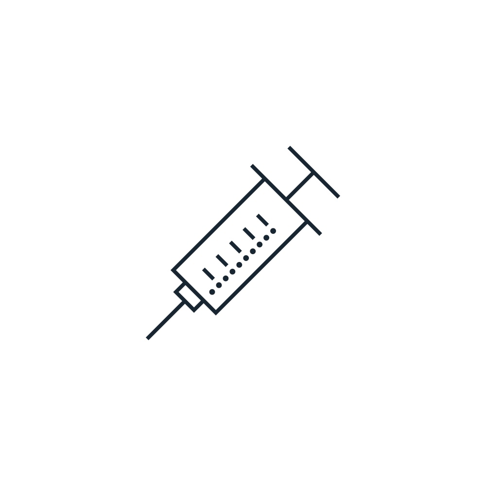 Syringe creative icon from medicine icons Vector Image