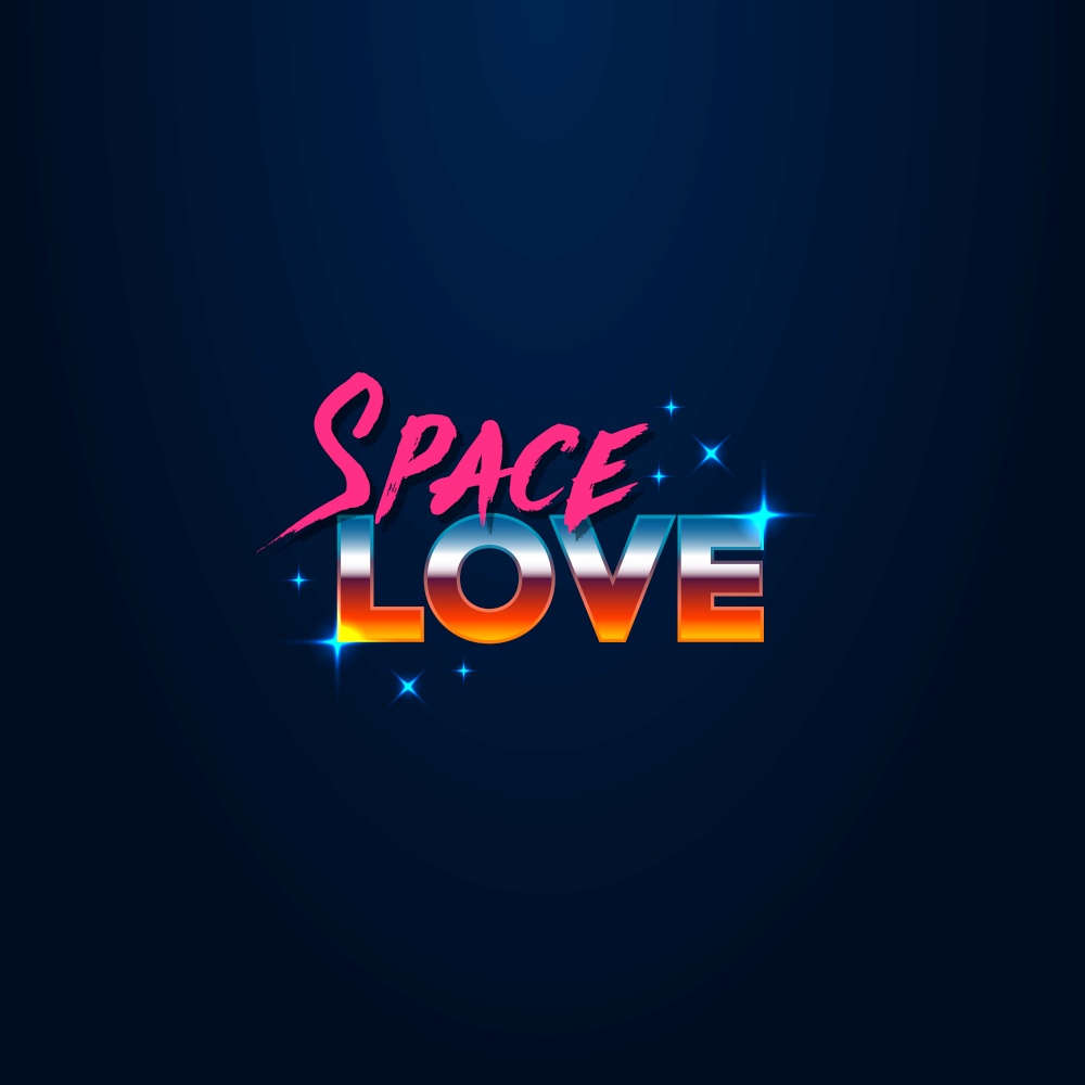 Headline signboard text space love Royalty Free Vector Image