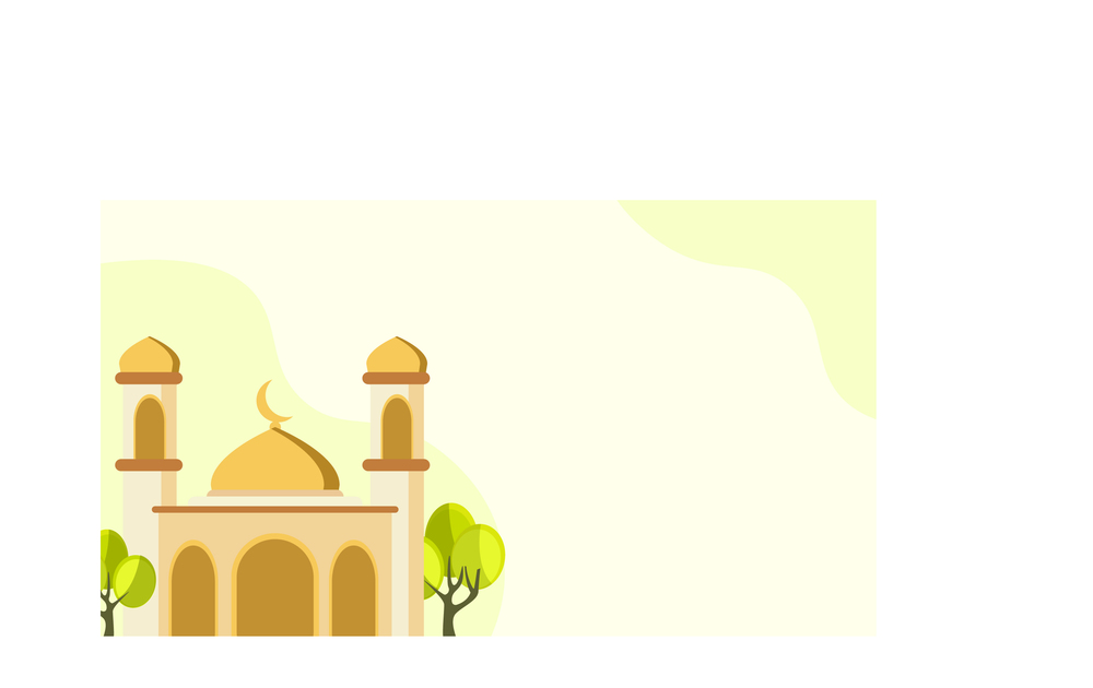 Islamic background with mosque Royalty Free Vector Image