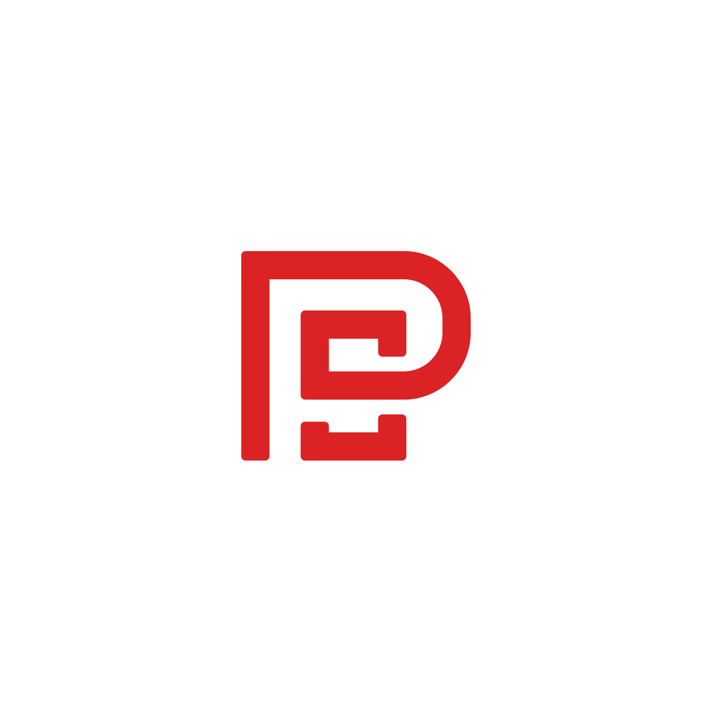 Initial letter ps logo template design Royalty Free Vector
