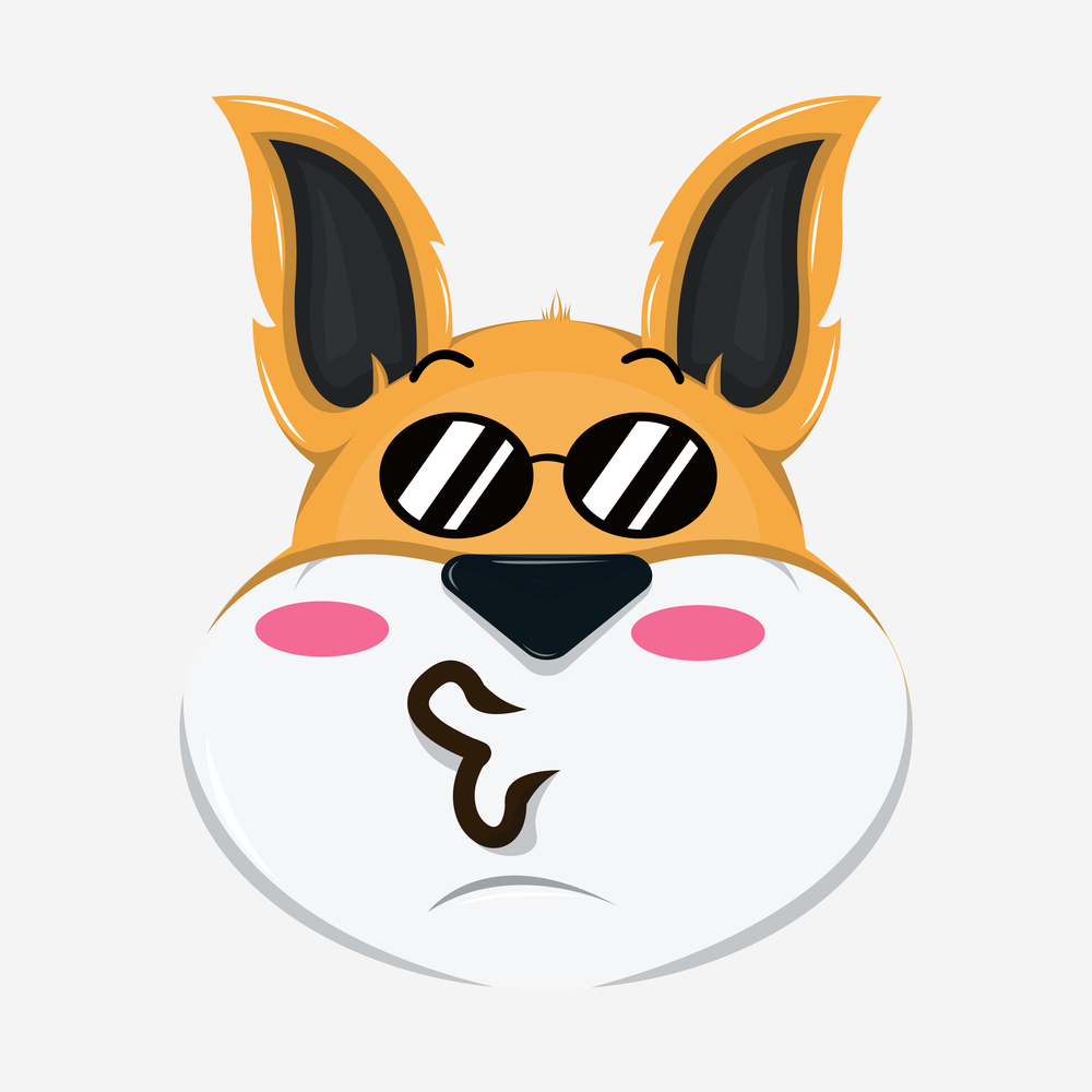 Cute bunny logo character design Royalty Free Vector Image