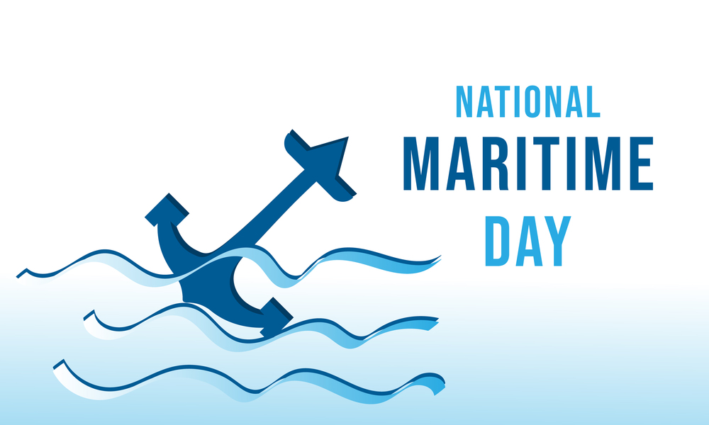 National maritime day Royalty Free Vector Image