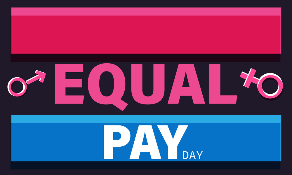 Equal pay day Royalty Free Vector Image